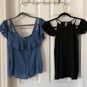 Off-shoulder blouses